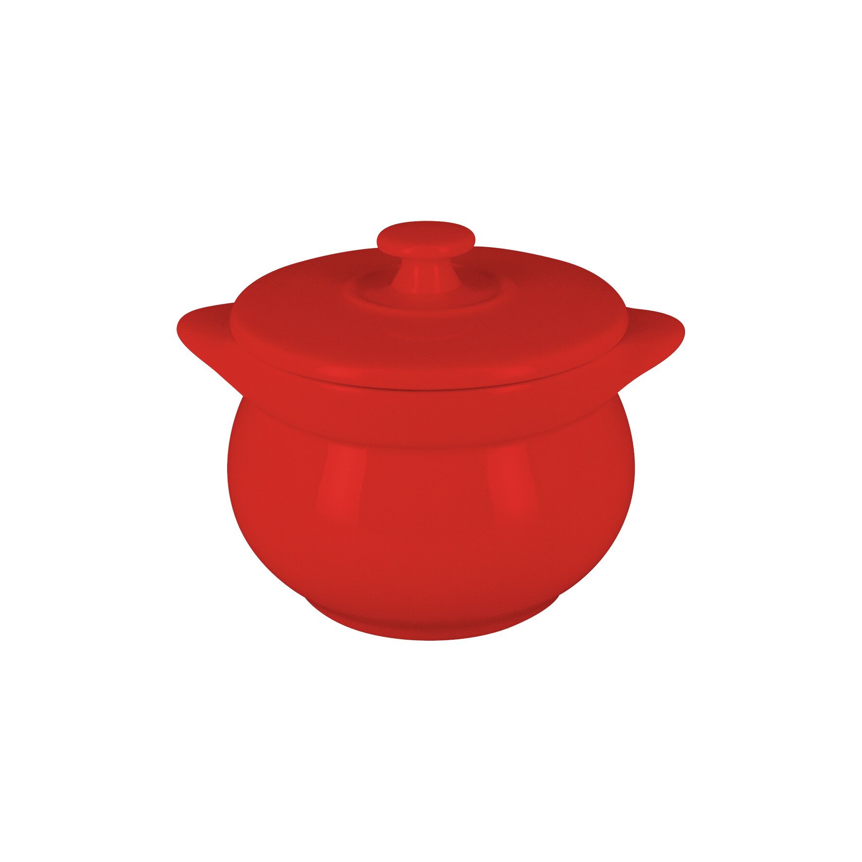 Suppenterrine rund + Deckel 106 mm / 0,45 l ember