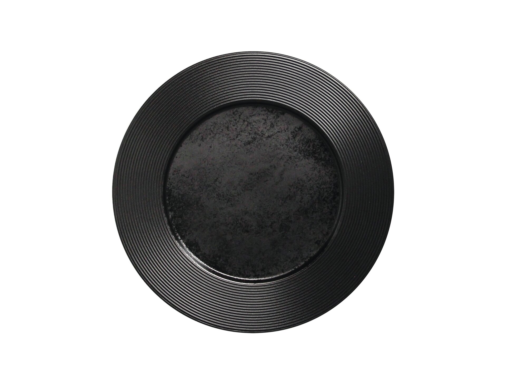 Teller flach 310 mm schwarz