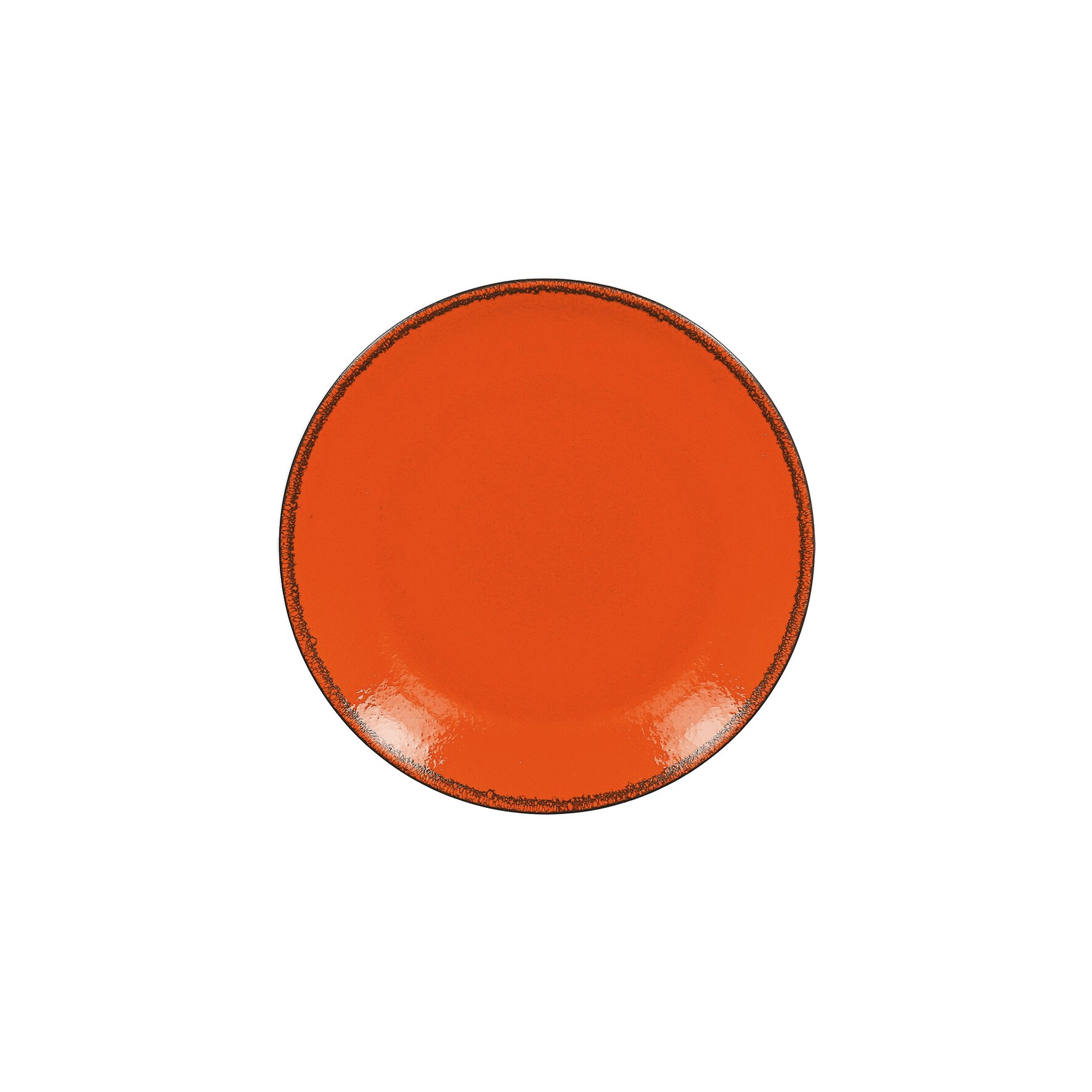 Coupteller flach 180 mm orange