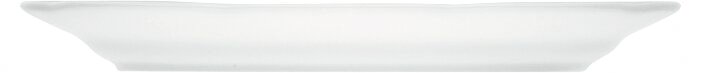 Platte oval mit Fahne 360 x 241 mm