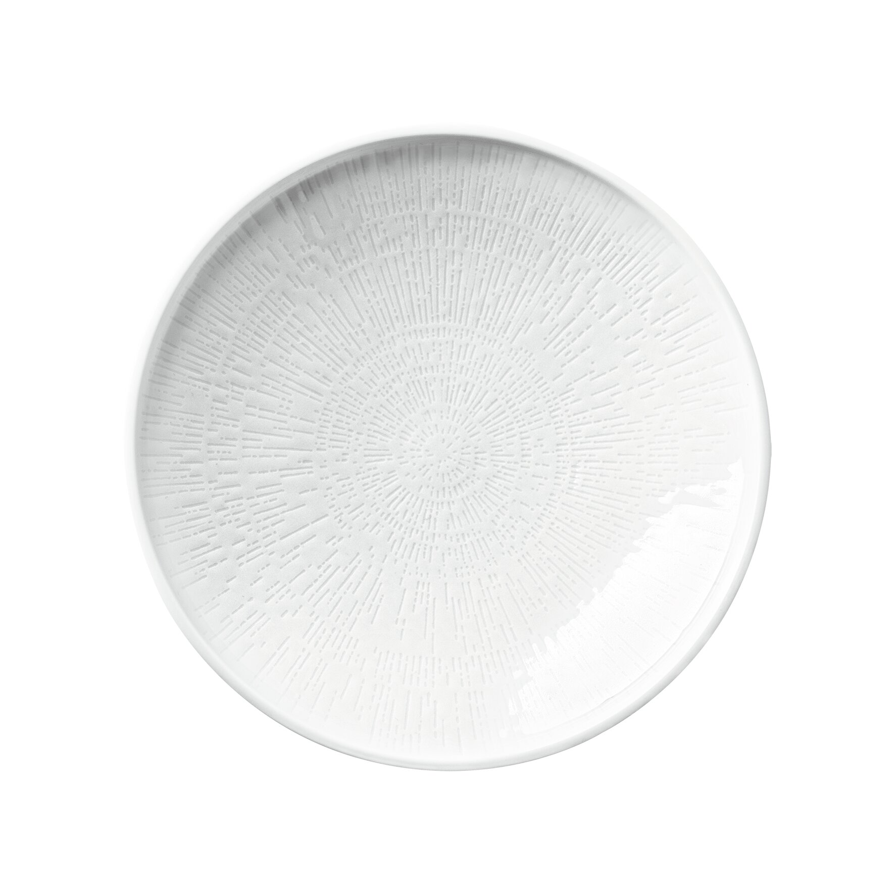 Coupteller tief mit Struktur 260 mm