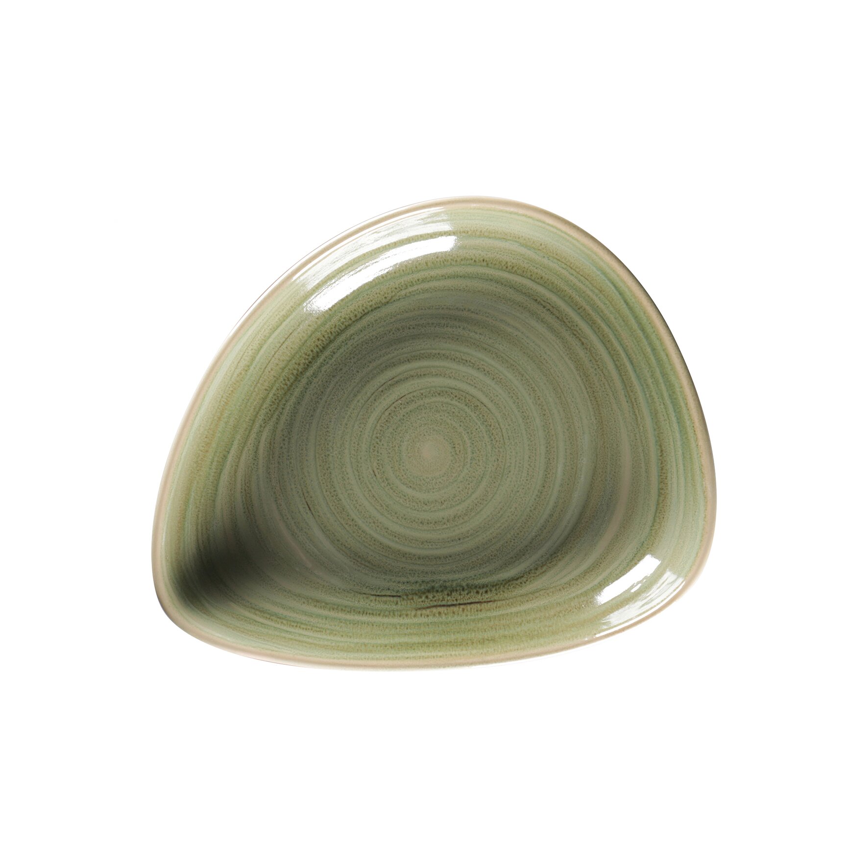Teller tief organisch 238 x 196 mm / 0,63 l emerald green Spot Emerald Green