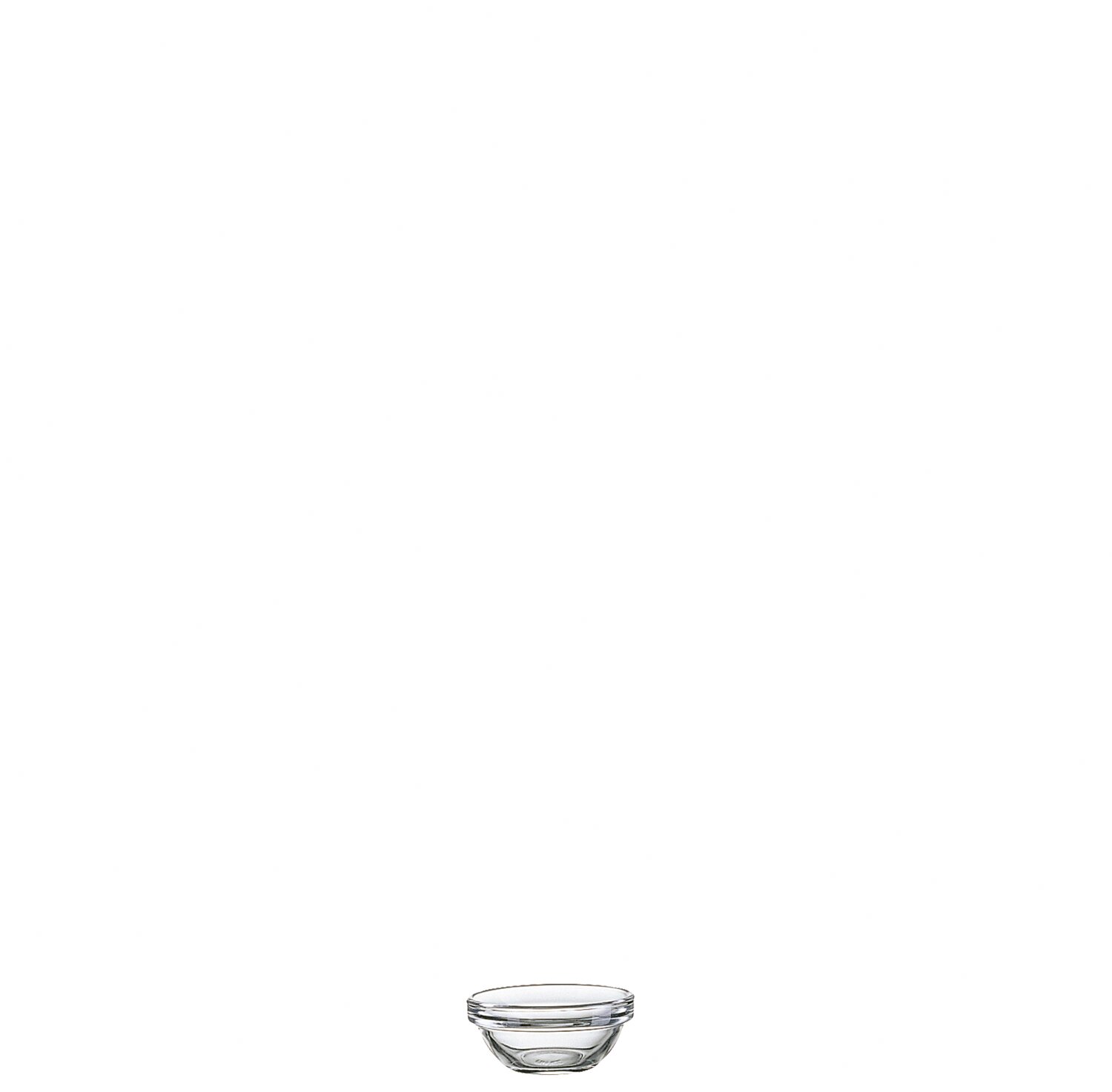 Stapelschale 60 mm / 0,03 l transparent