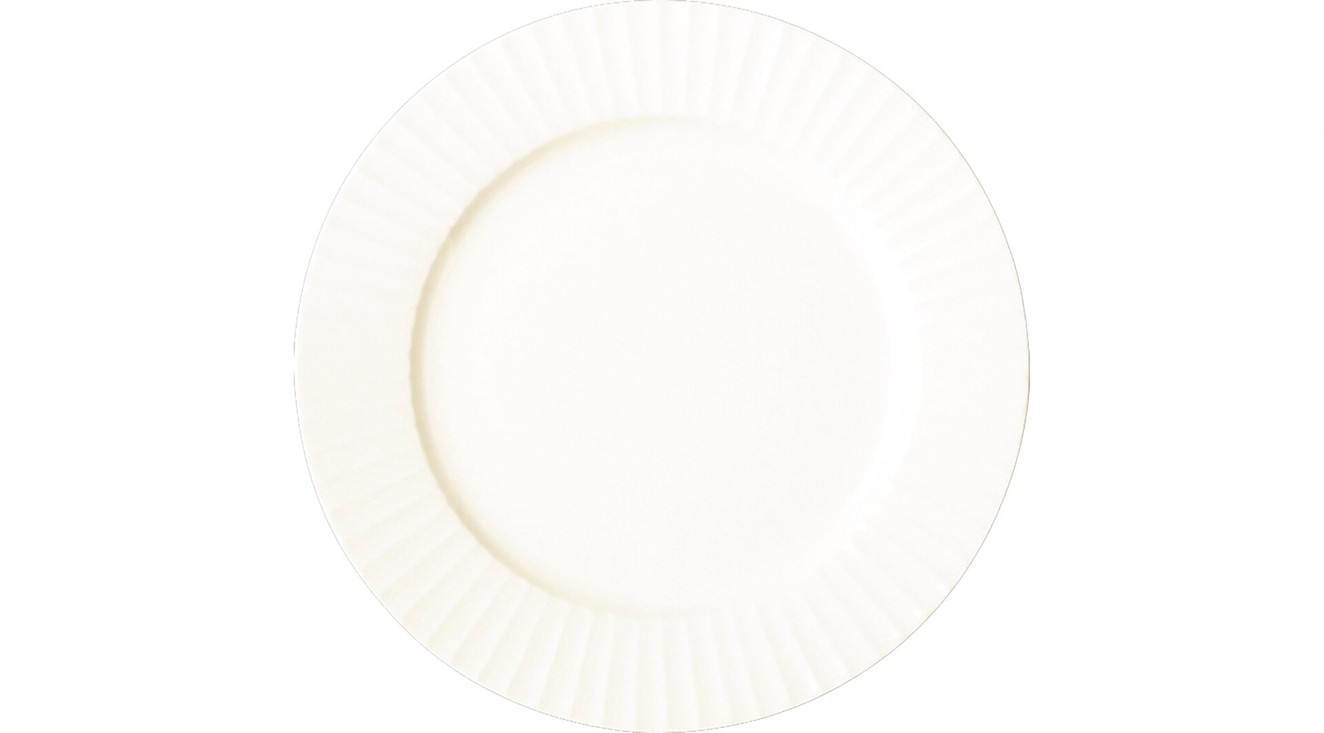 Teller flach 240 mm crème