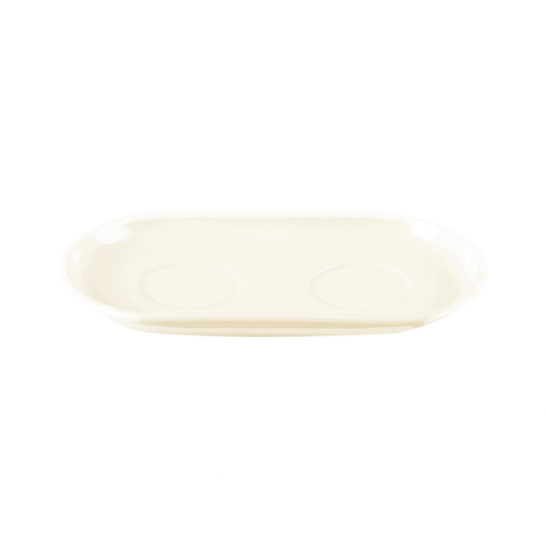 Platte 190 x 110 mm plain-white für Öl / Essig / Sojasauce Nano