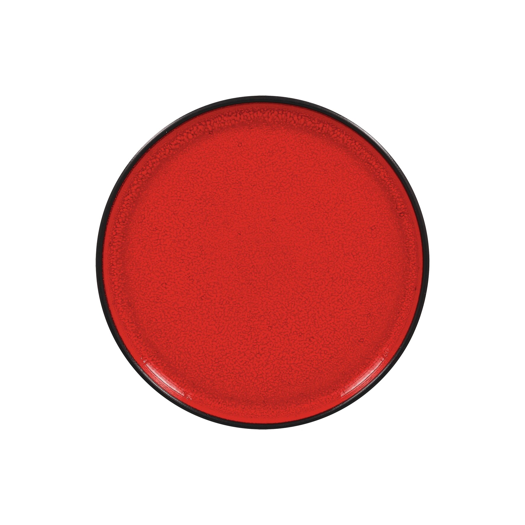 Teller flach ohne Rand 230 mm rot auch als Deckel für Teller tief FRNODP23