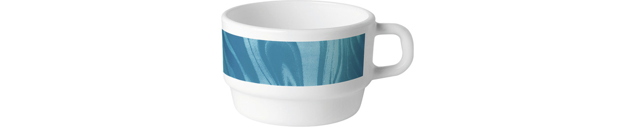 Tasse stapelbar 85 mm / 0,22 l blau Natura Blue