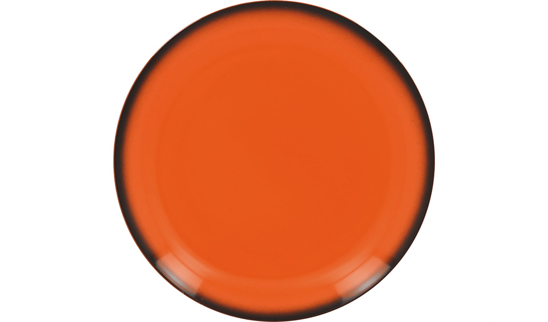 Coupteller flach 210 mm orange Lea