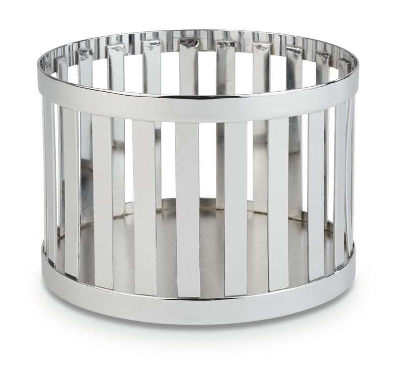 Korb / Ständer 150 x 150 x 105 mm Chrom poliert