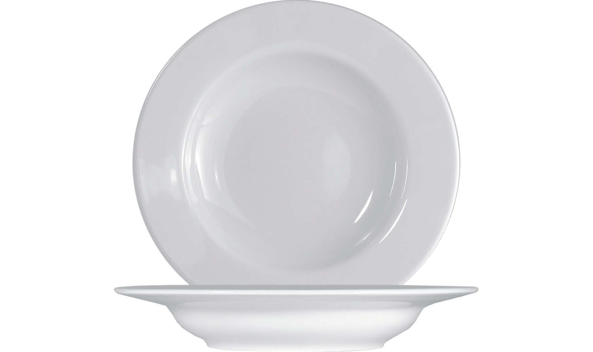 Teller tief 230 mm white Ischia
