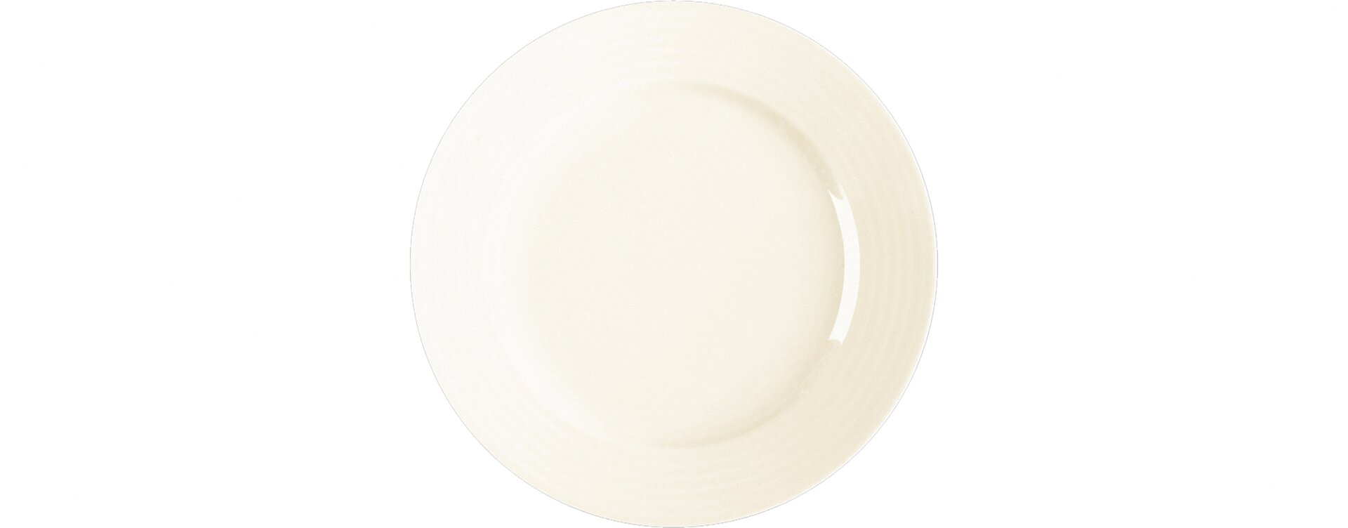 Teller flach 170 mm crème