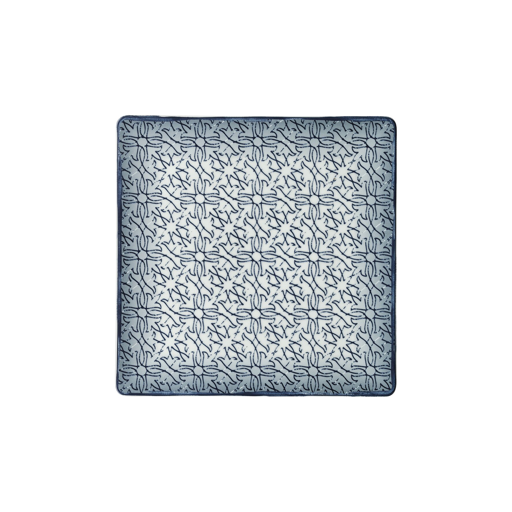 Coupteller flach eckig 205 x 205 mm Shabby Chic 6