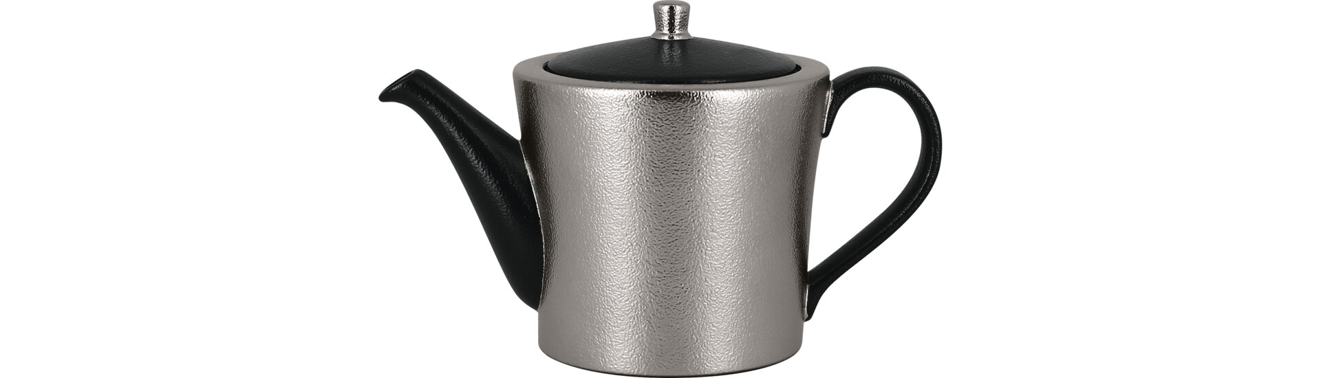 Teekanne mit Deckel 0,40 l silver