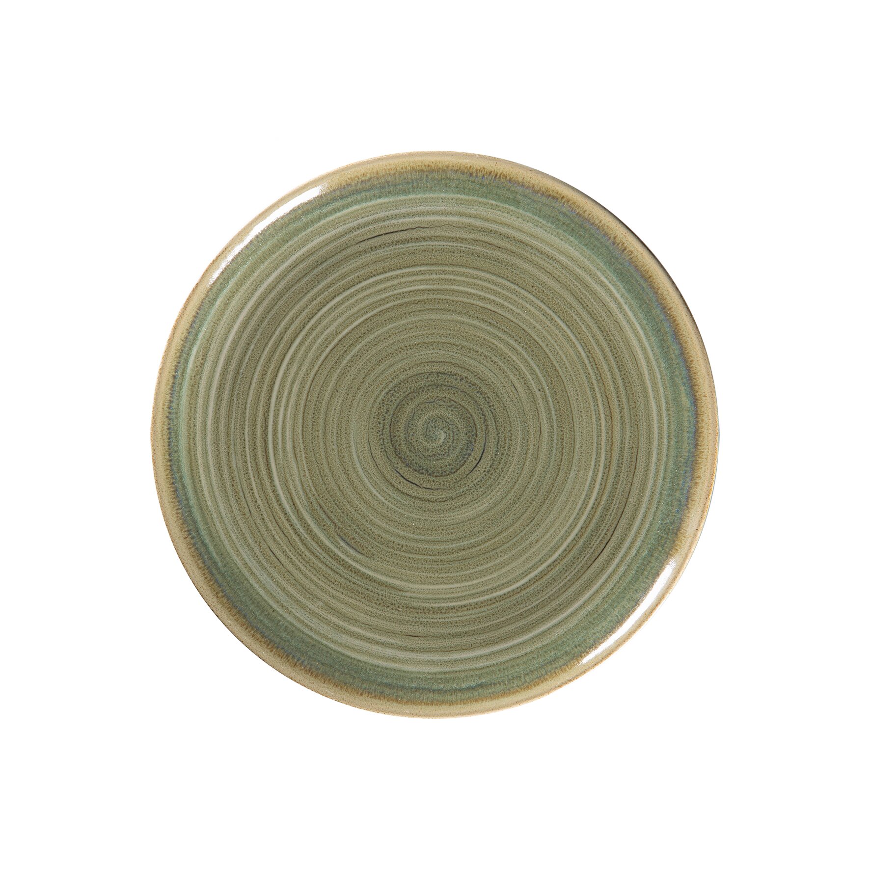 Teller flach coup 267 mm emerald green Spot Emerald Green