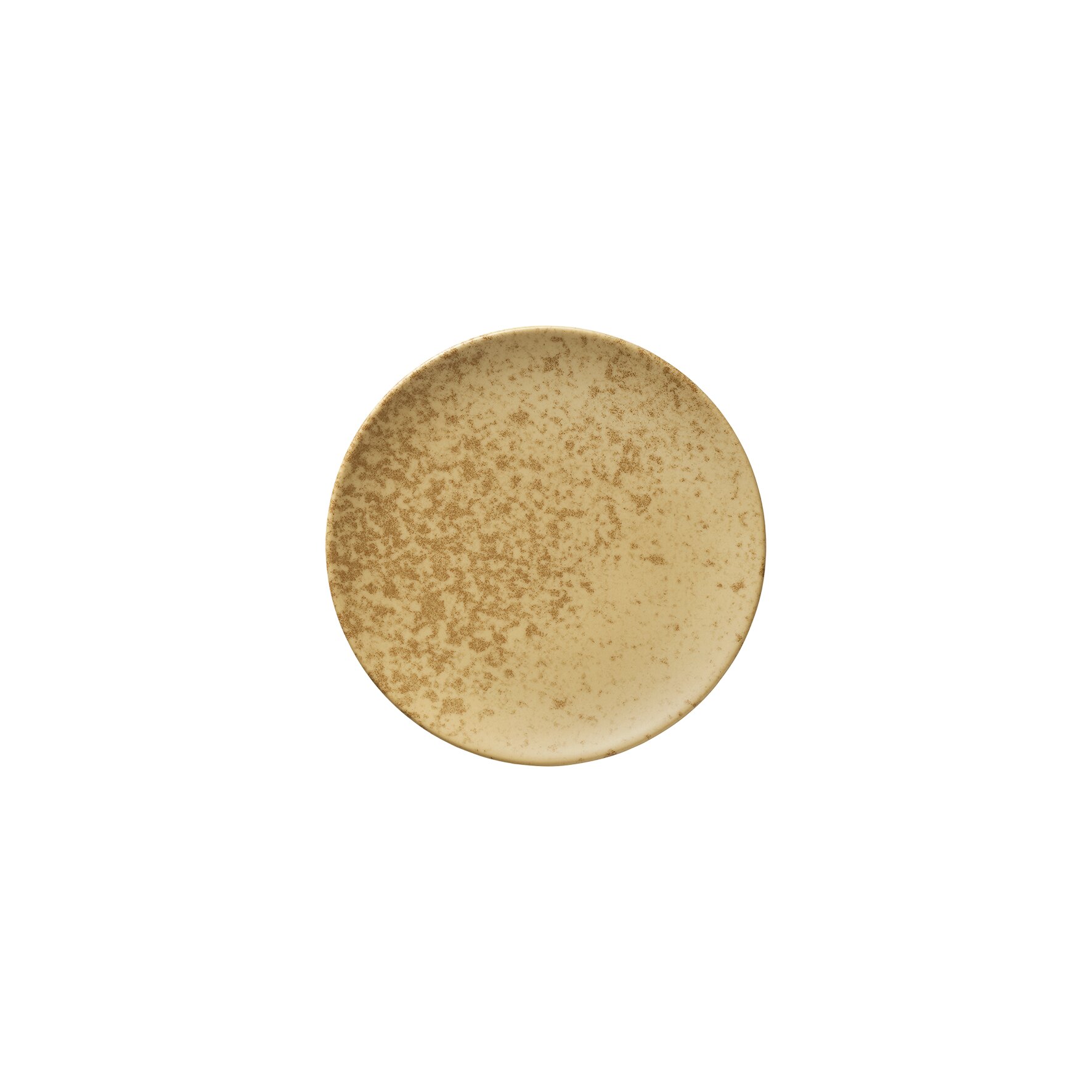Coupteller flach 170 mm dark yellow