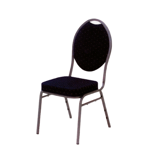 Bankett Polsterstuhl blau