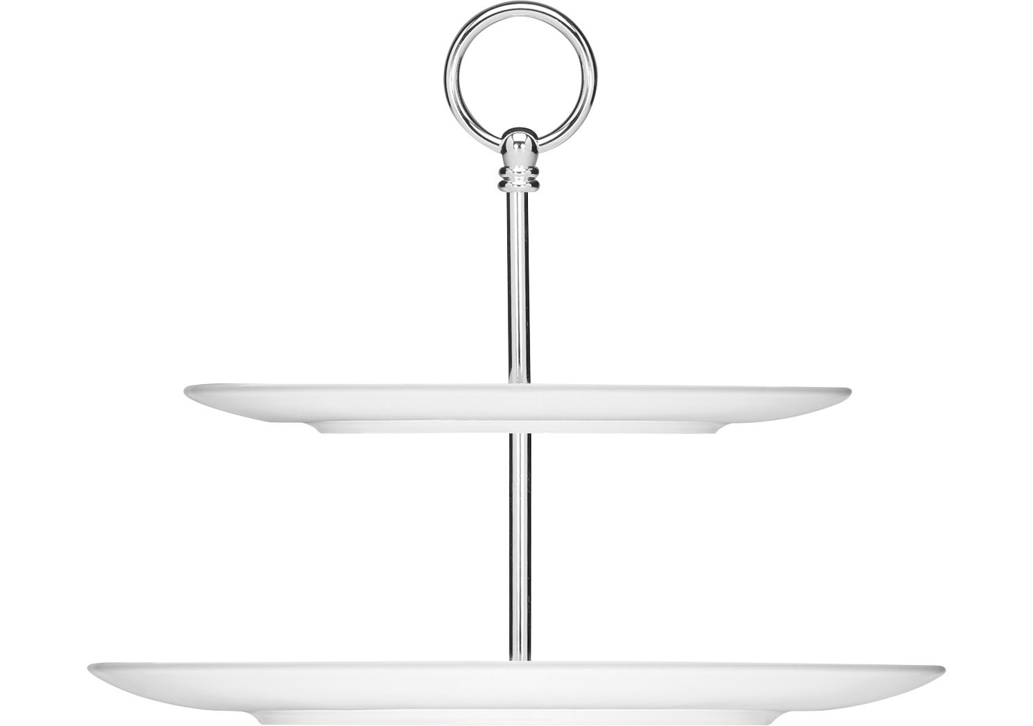 Etagere + Coupteller flach 2-fach 261 x 261 x 255 mm