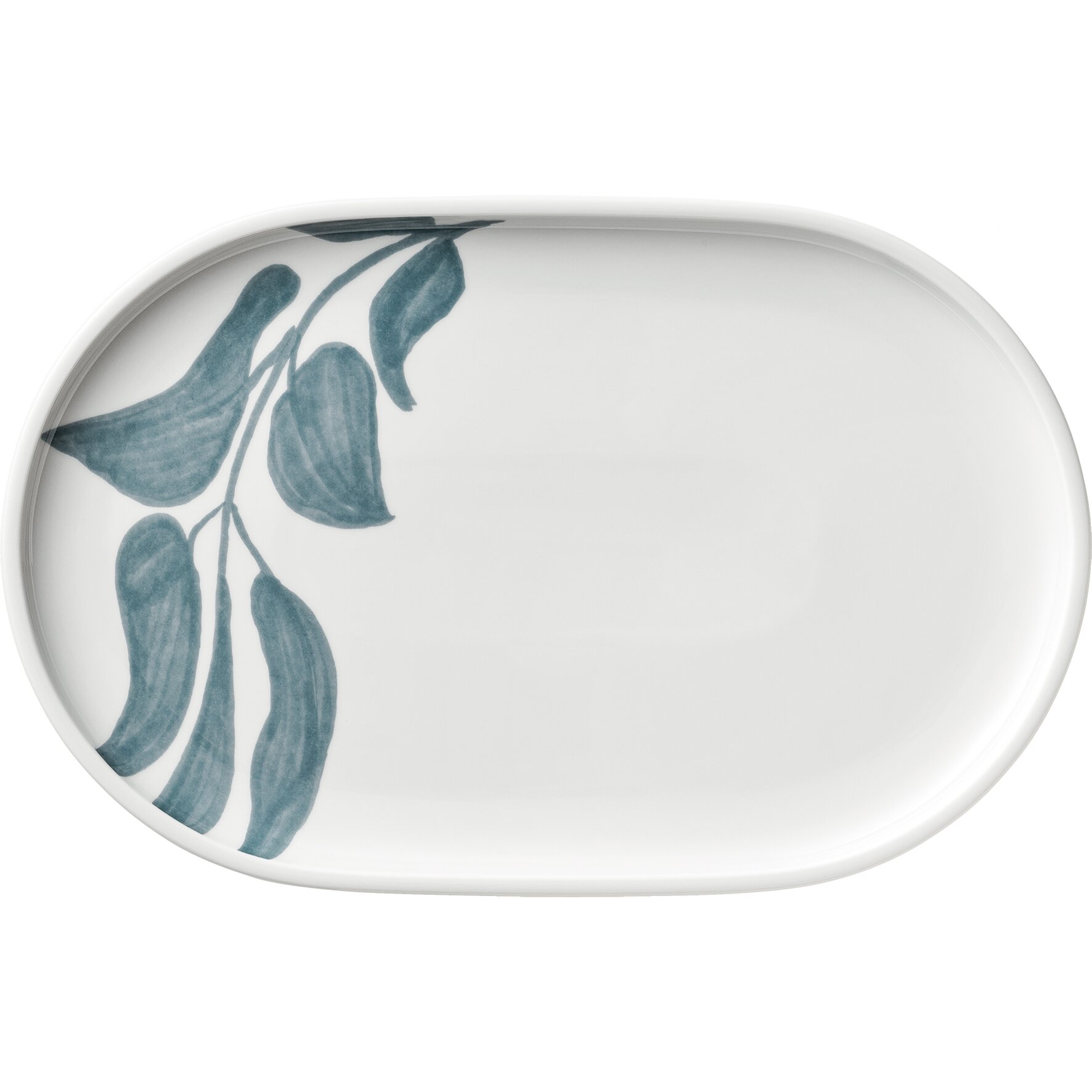 Coupplatte oval 300 x 194 mm Boldleaf