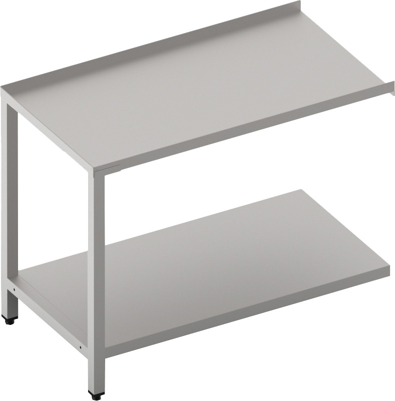 Ablauftisch mit Ablagebord 1100 mm breit