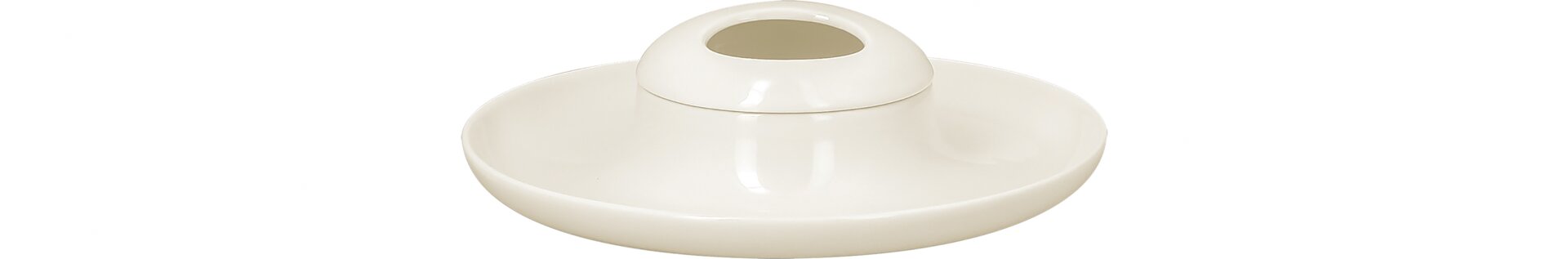 Deckel gewölbt ashore 85 mm plain-white