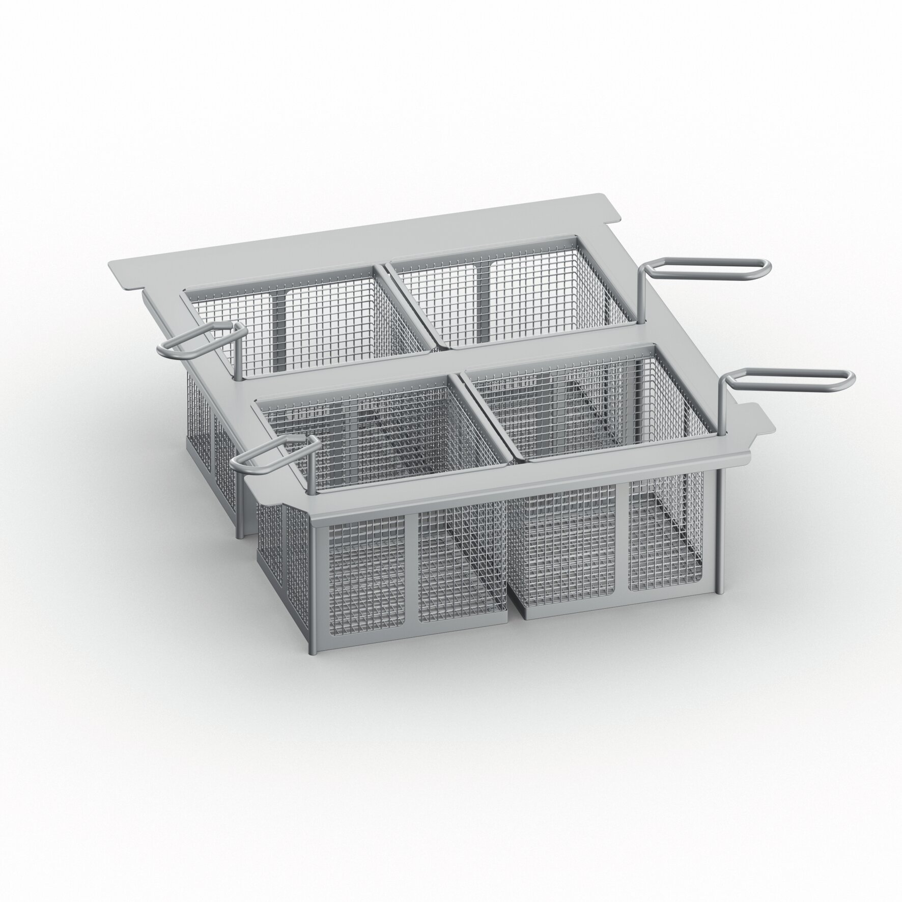 Kit 4 Portionskörbe GN 1/6 Frittieren  passend für Typ 2-XS