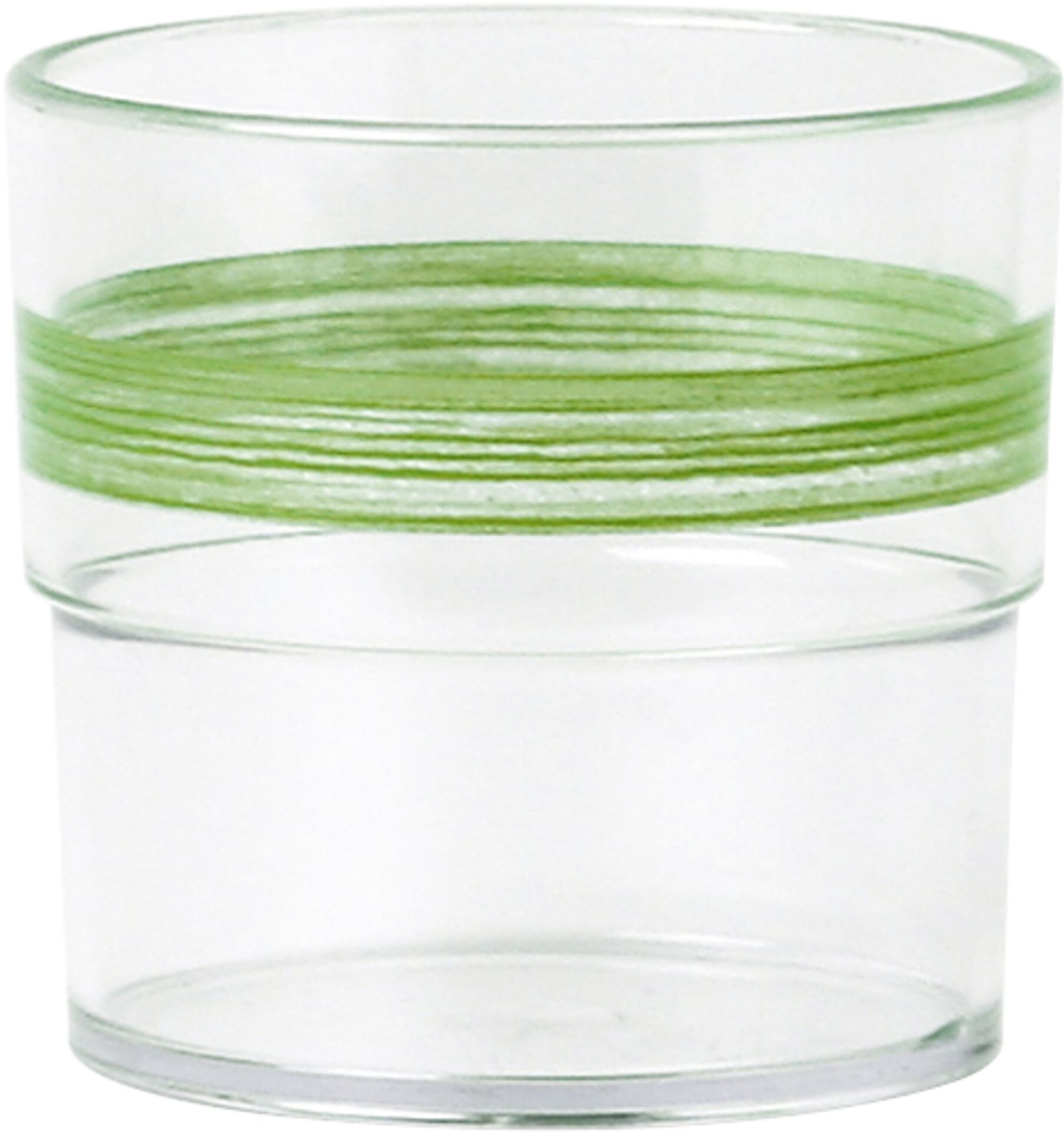 Trinkbecher "Colour" klar / grün