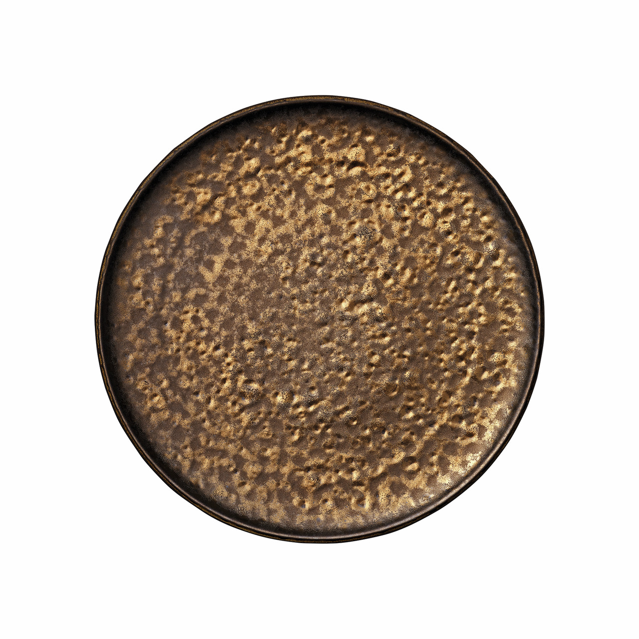 Coupeteller flach 220 mm metallic Nivo Metallic