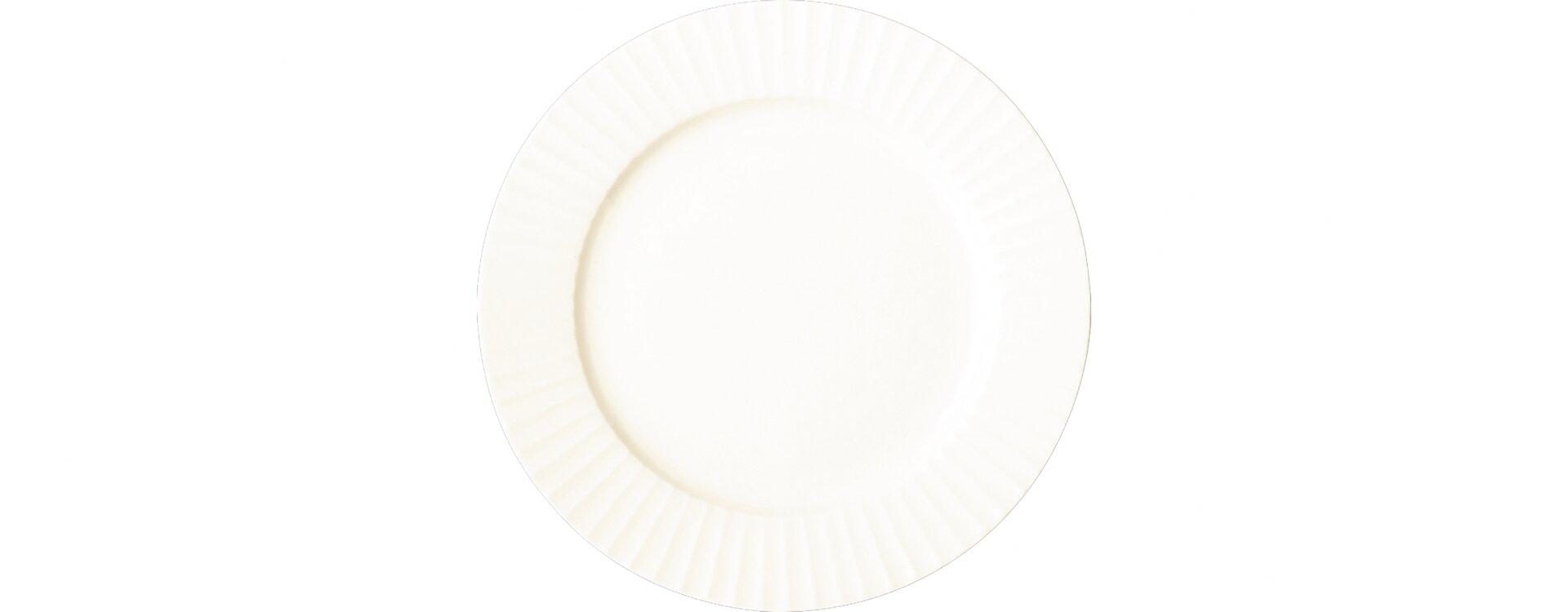 Teller flach 170 mm crème