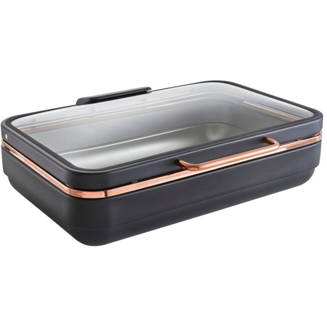 GN-Chafing Dish GN 1/1 Induction Plus / schwarz / kupfer Excellent