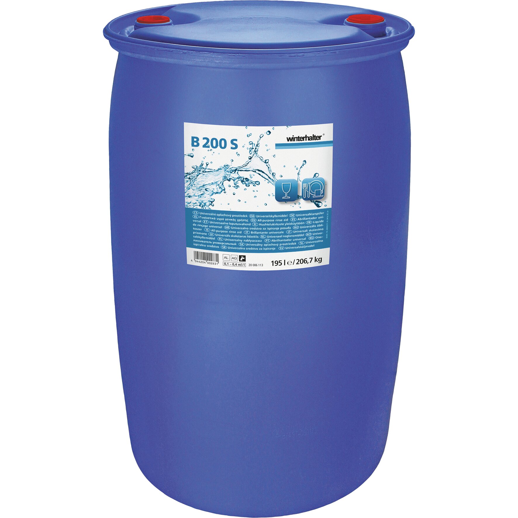 Universalklarspüler B 200 S / 207,00 kg Fass