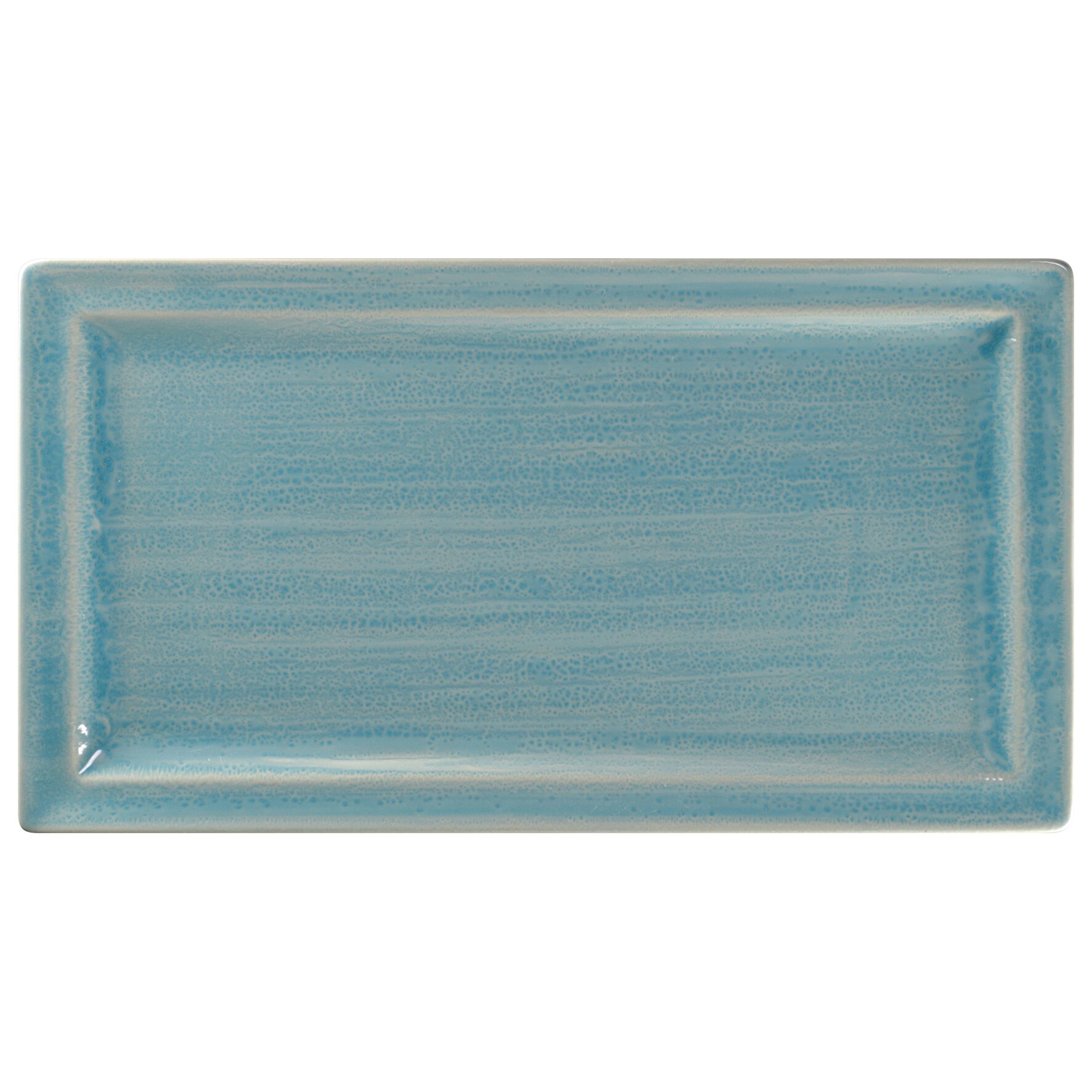 Teller flach rechteckig 385 x 210 mm sapphire blue Spot Sapphire Blue