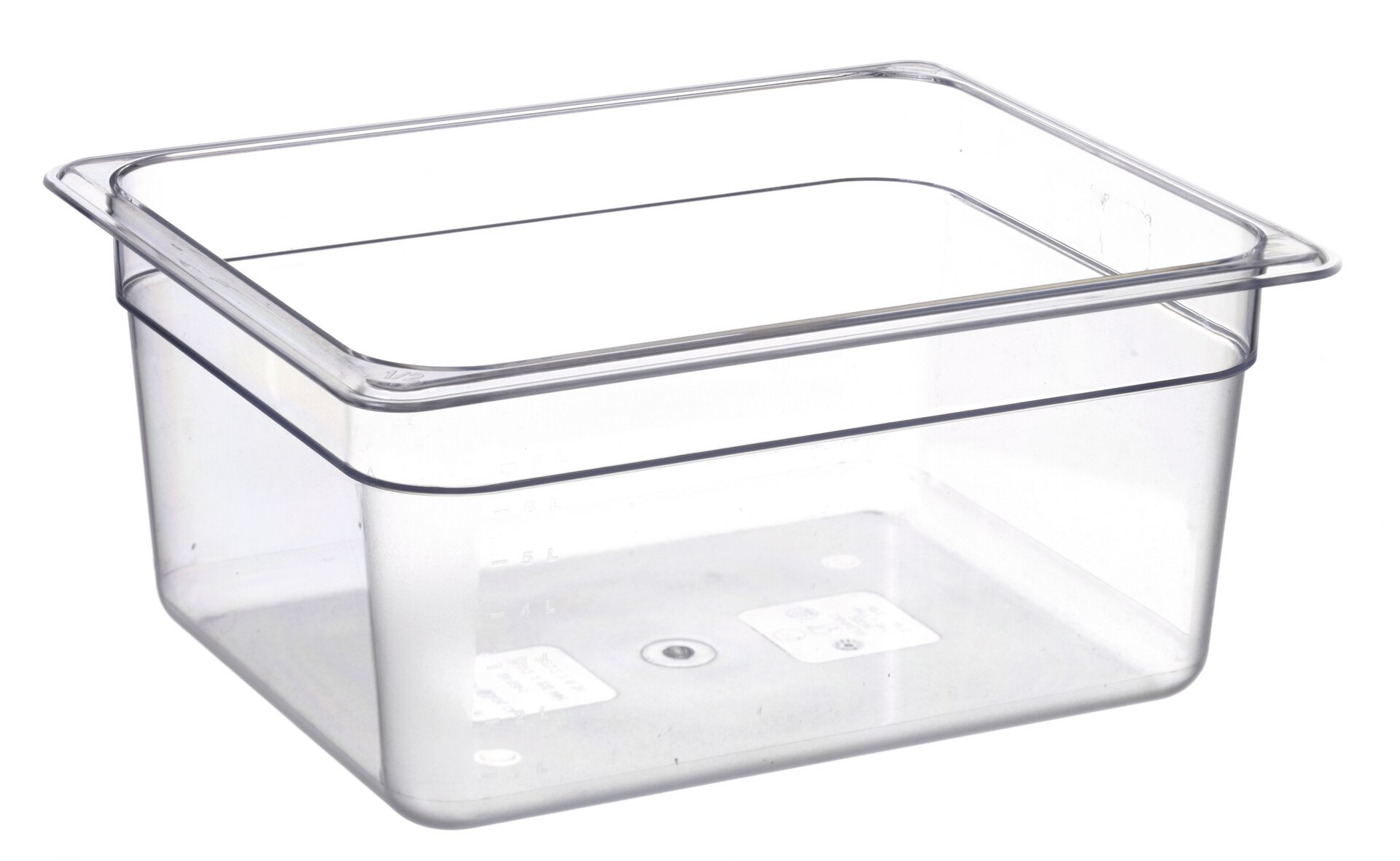 GN-Behälter GN 1/2 325 x 265 x 150 mm Polycarbonat transparent