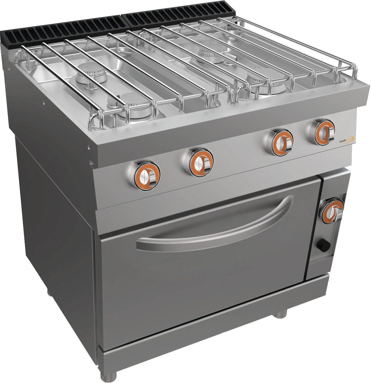 Gas-Herd, 4 Brenner, mit Gas-Backofen