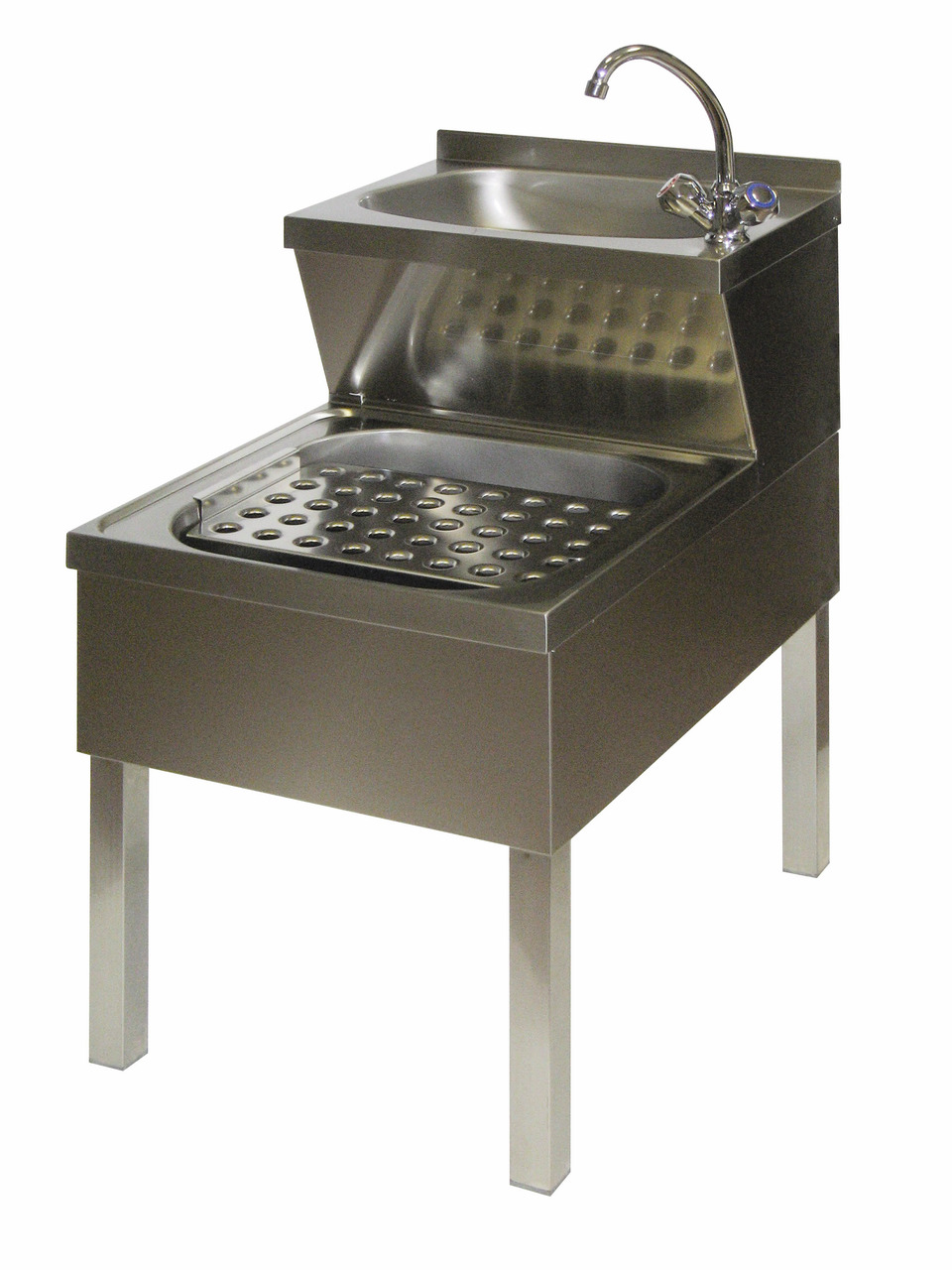 Handwasch-Ausgussbecken kombiniert mit Mischbatterie 500 x 700 x 850 mm Handwasch-Ausgussbecken kombiniert mit Mischbatterie 500 x 700 x 850 mm