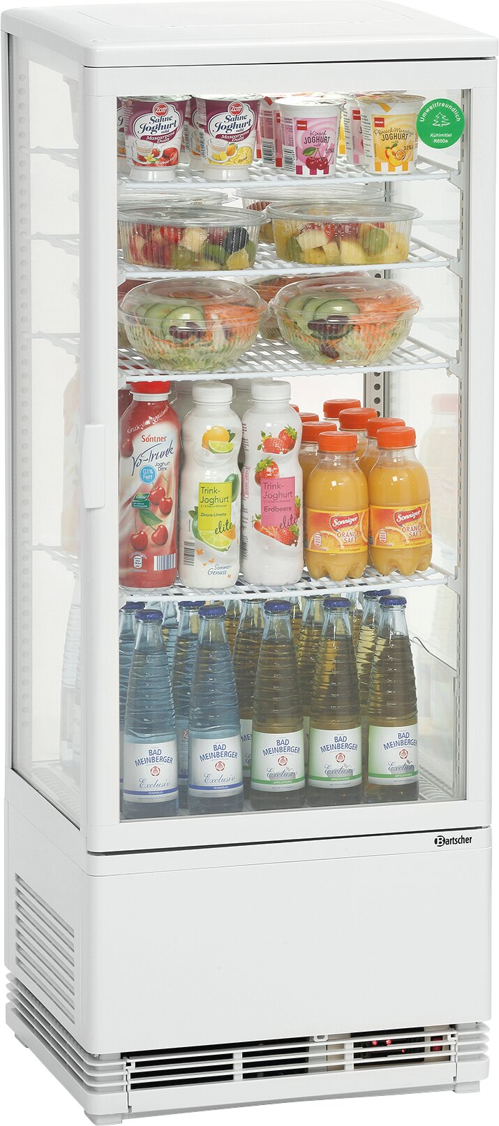 Tischkühlvitrine 5 Ebenen 42,8 x 38,6 x 111 cm