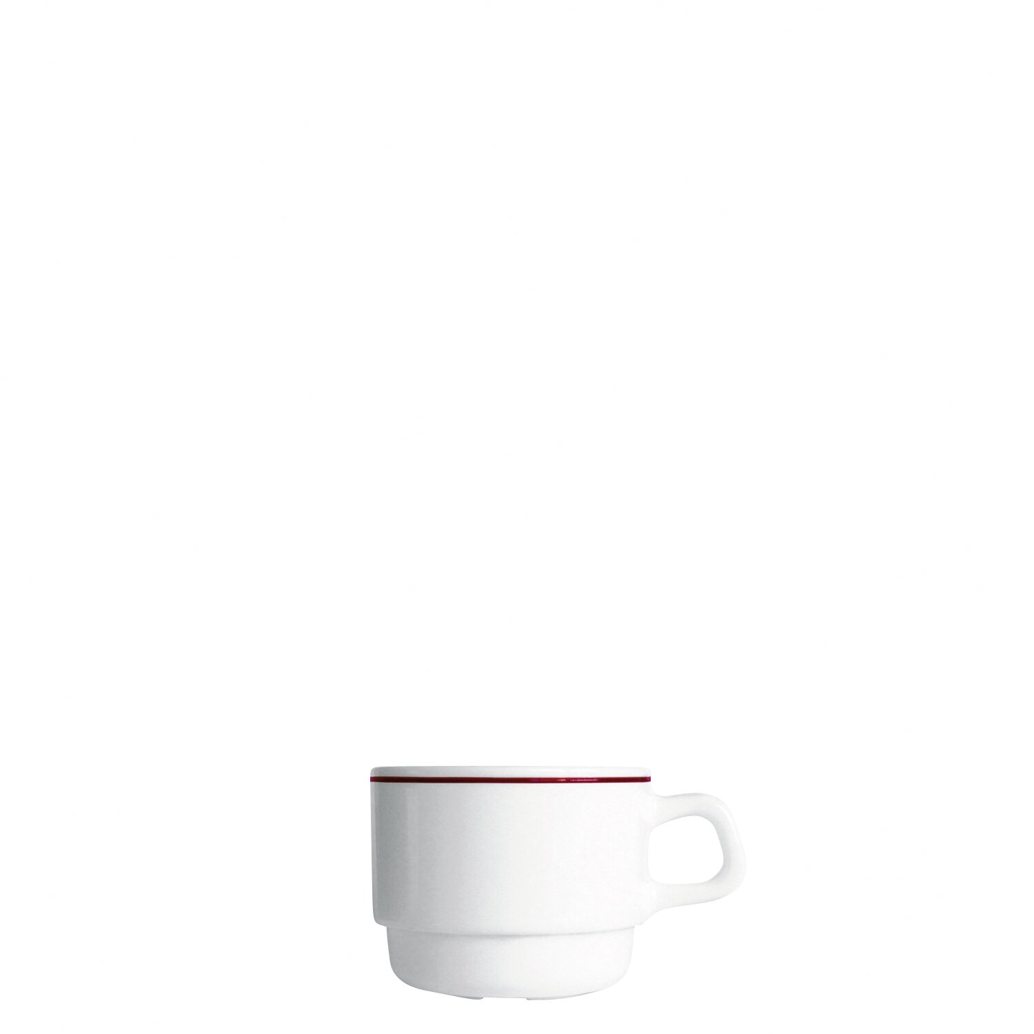Tasse stapelbar 78 mm / 0,19 l bordeaux
