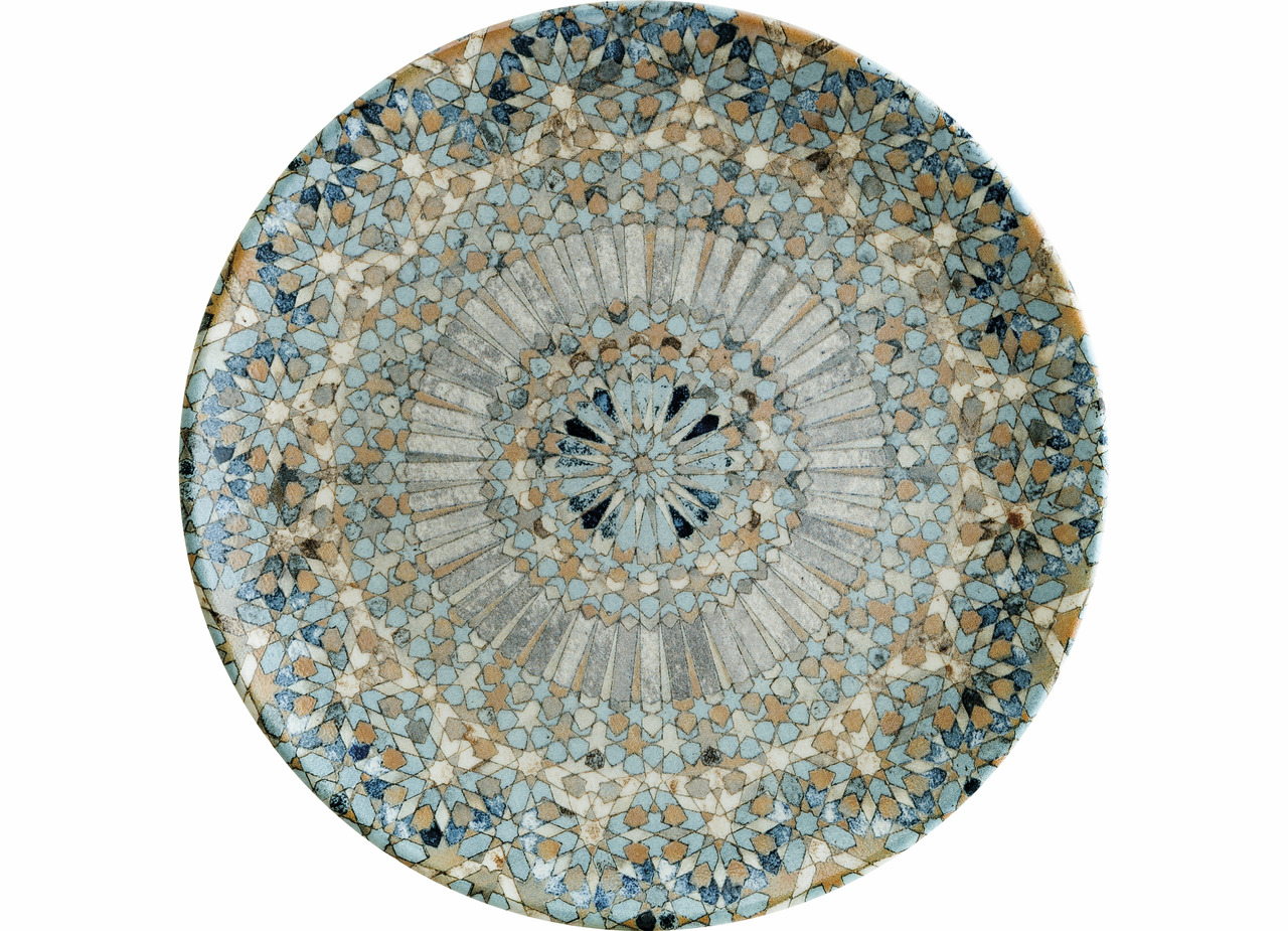 Teller flach Gourmet 270 mm Luca Mosaik