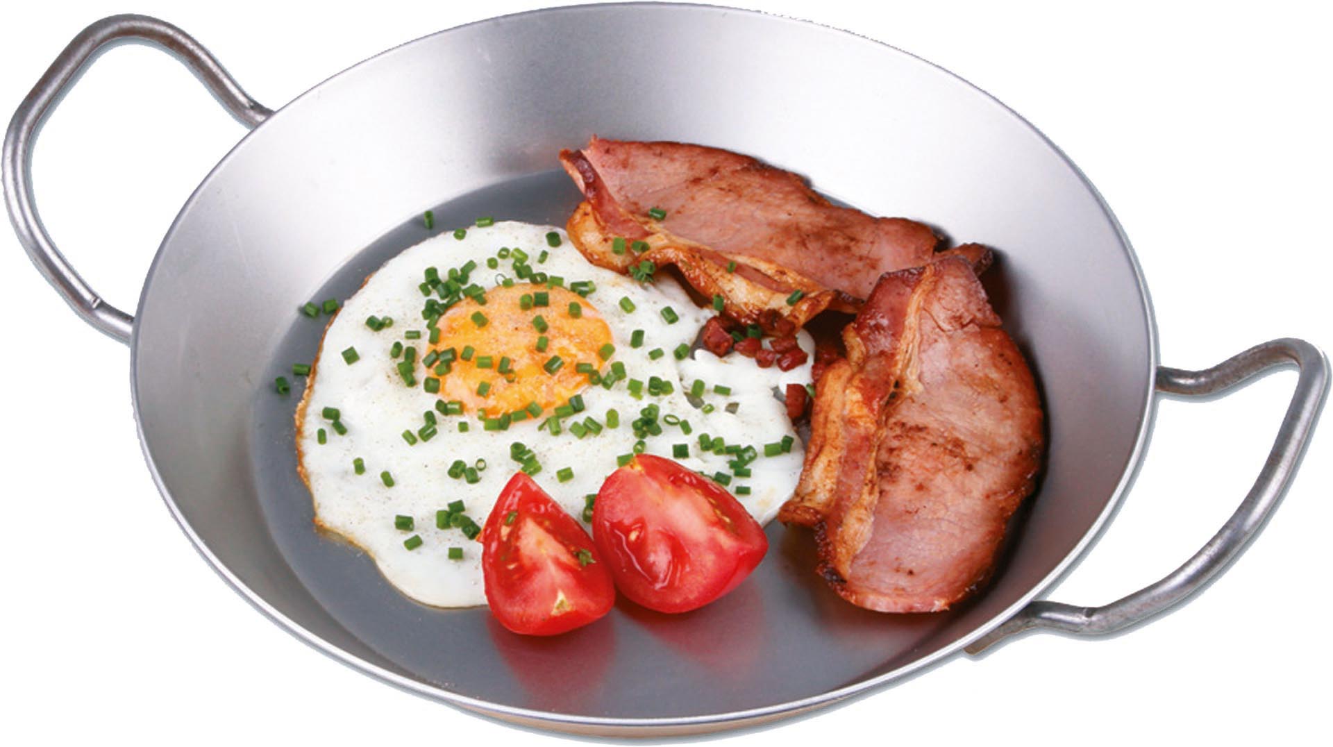 Servierpfanne "Eisen" mit 2 Griffen Servierpfanne "Eisen" mit 2 Griffen