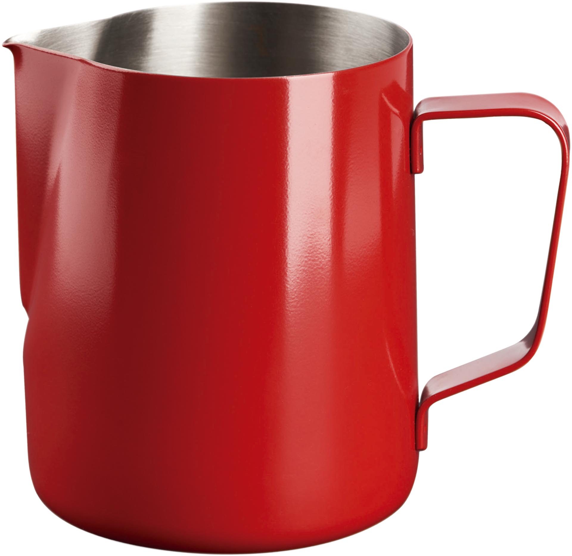 Milchkanne "Brocca" Edelstahl 0, 6L rot