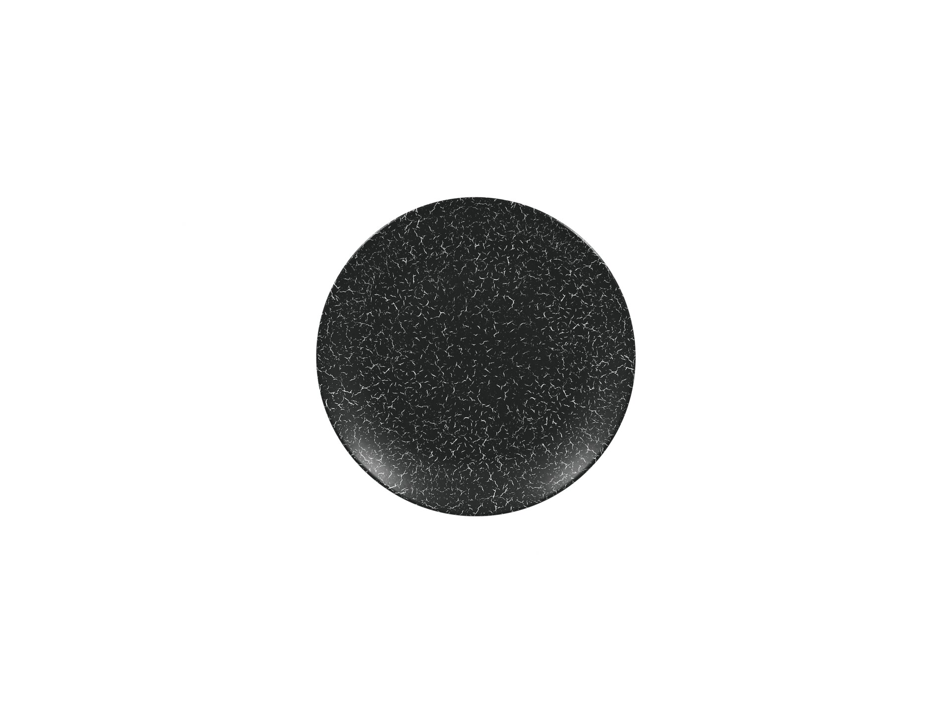 Coupteller flach 180 mm schwarz
