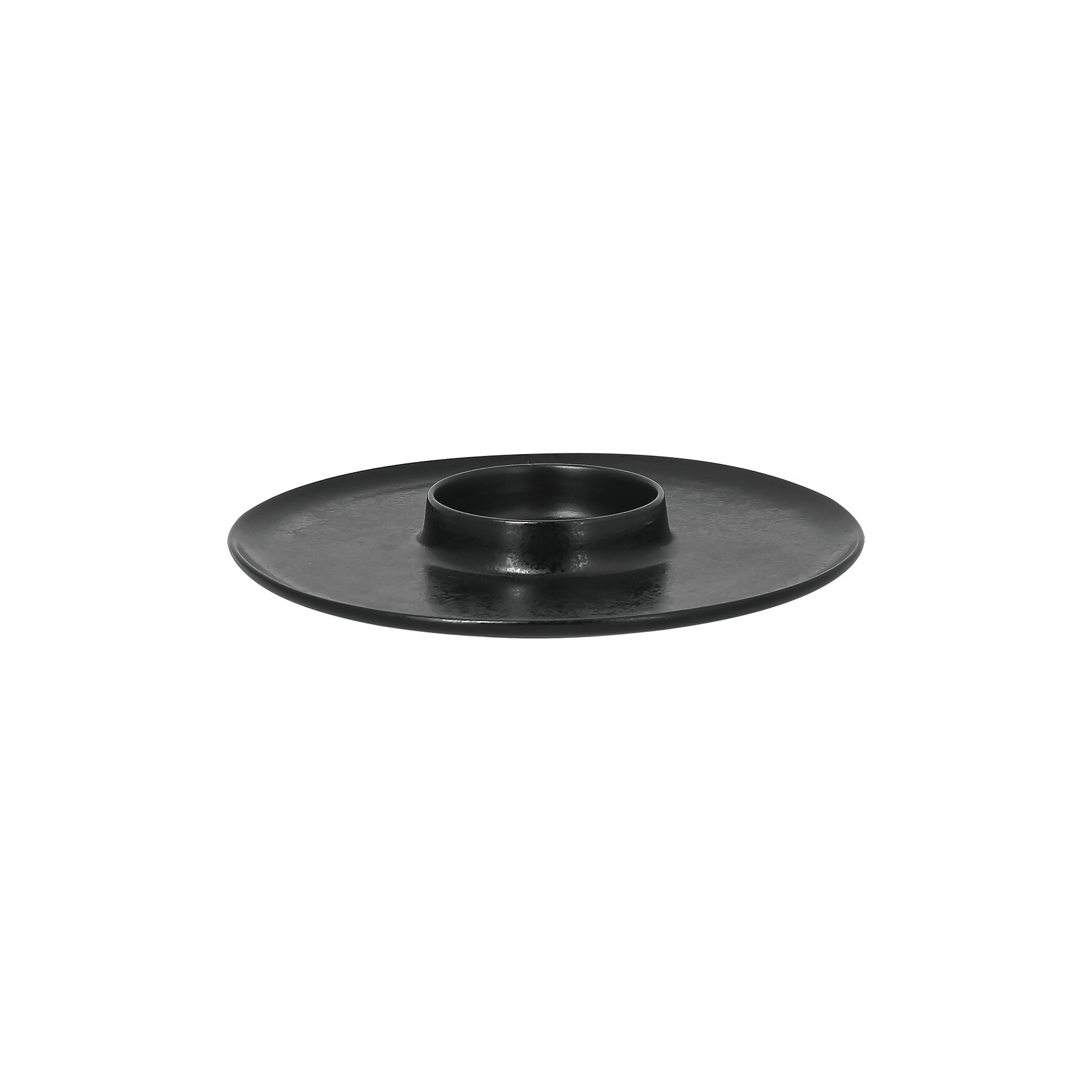 Teller rund mit Mittelteil tief chill 260 mm schwarz