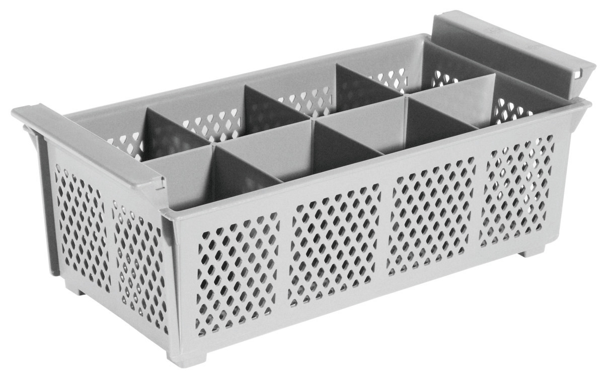 Geschirrspülkorb BESTECK 430 x 210 x 150 mm grau