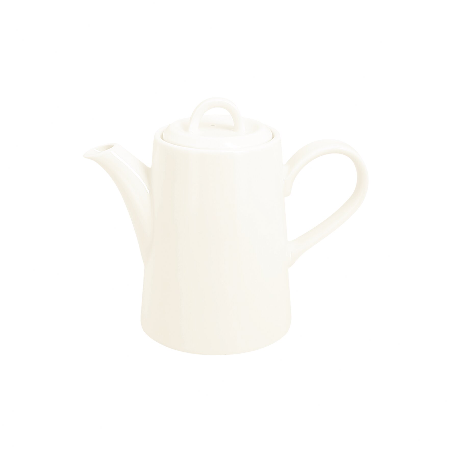 Kaffeekanne mit Deckel 88 mm / 0,37 l Ivoris weiß Core