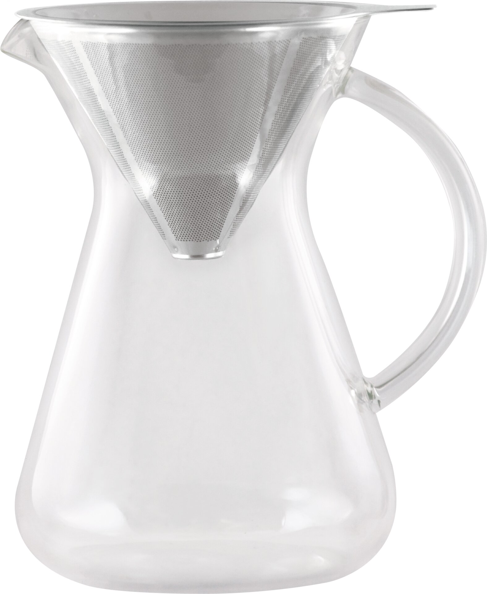 Slow Coffee Maker 120 mm / 0,60 l silber Flow & Serve