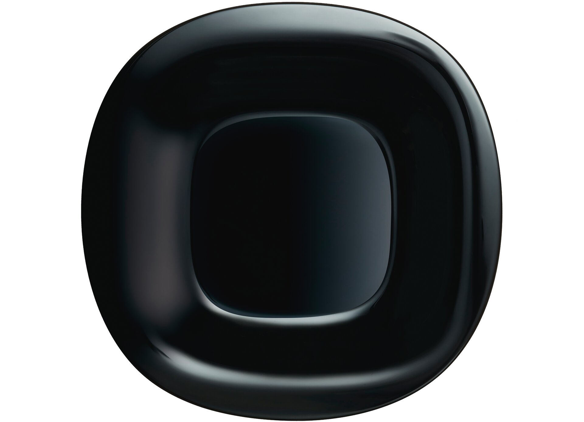 Teller flach 270 mm black Carine
