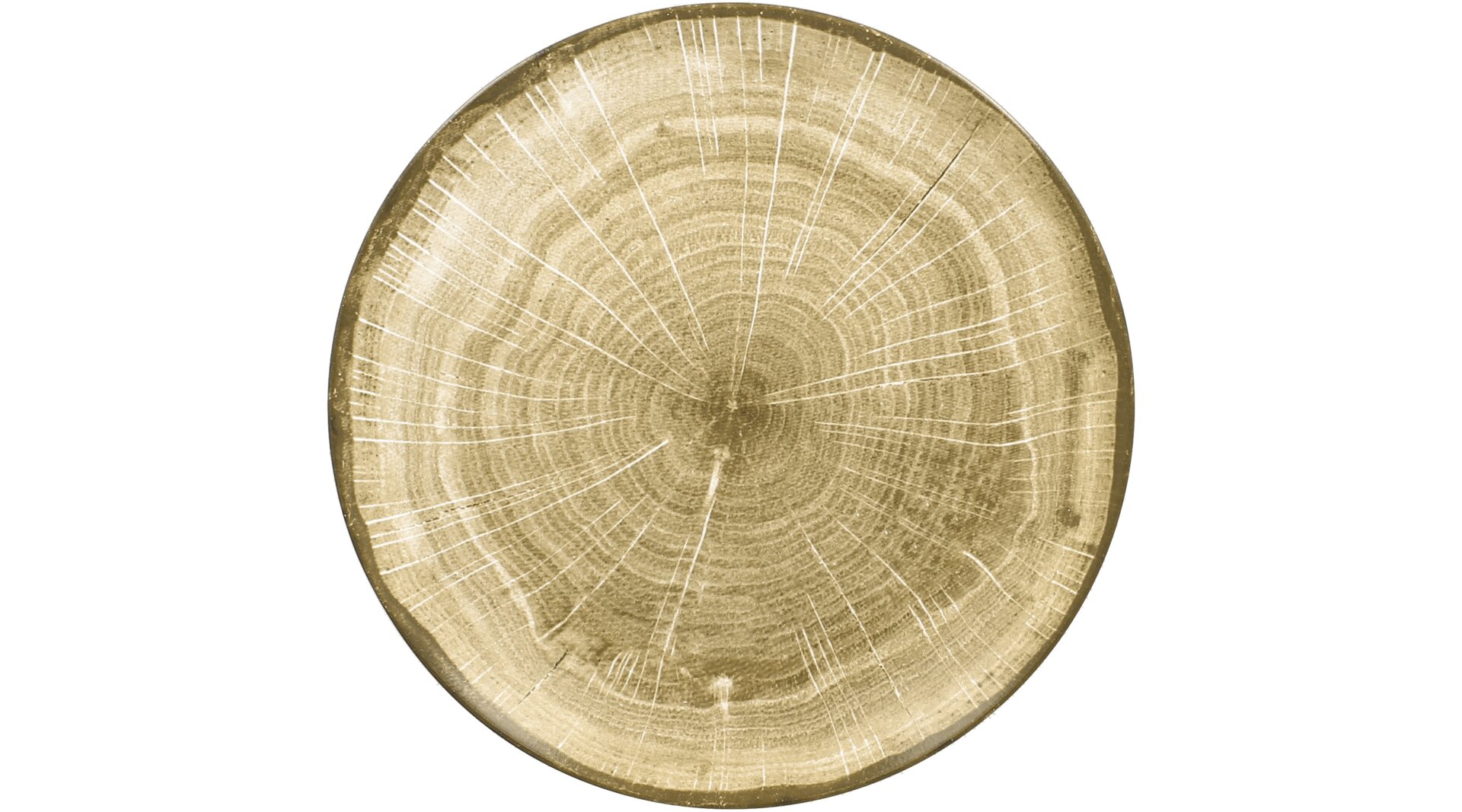 Coupteller flach 290 mm moss-green Woodart