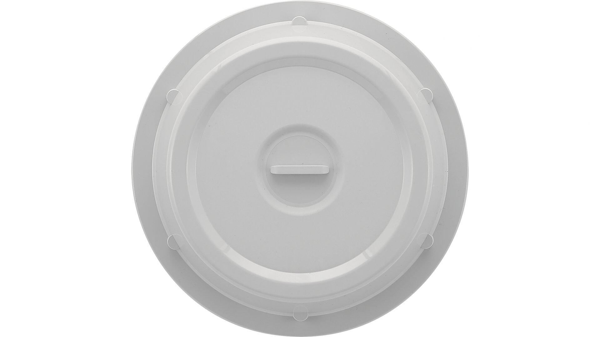 Cloche mit Griff rund / sehr hoch 237 mm grau