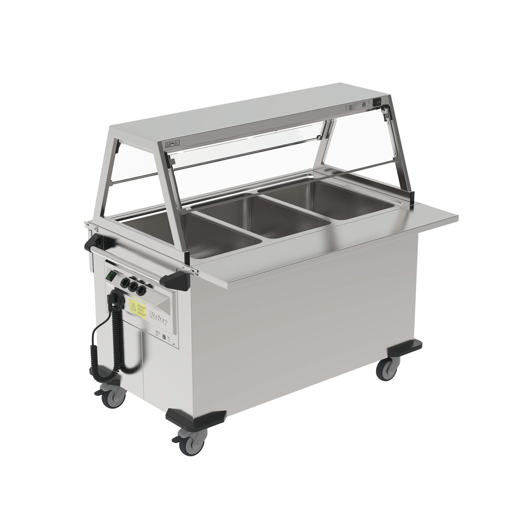 Kinderbuffet-Wagen 3-h=750 / 800 mm