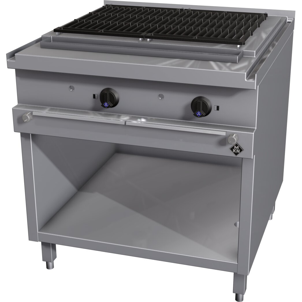 Gas-Glühsteingrill 2 Zonen / Argentina 2 / Grillfläche je 320 x 510 mm