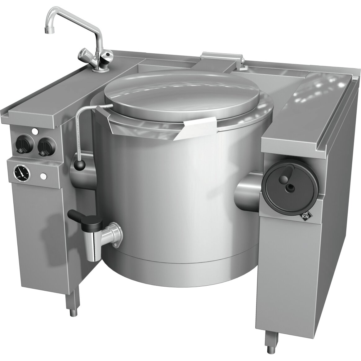 Elektro-Kipp-Schnellkochkessel 60,00 l Handkippung Vapro 1100 x 850 x 700 mm